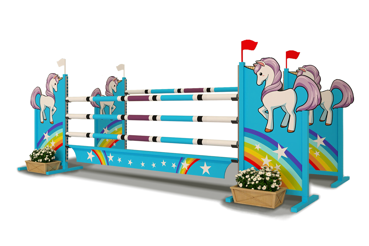 Fantasy Unicorn themed jumper jump