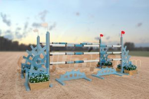 the helm - blue aluminum jumper jump